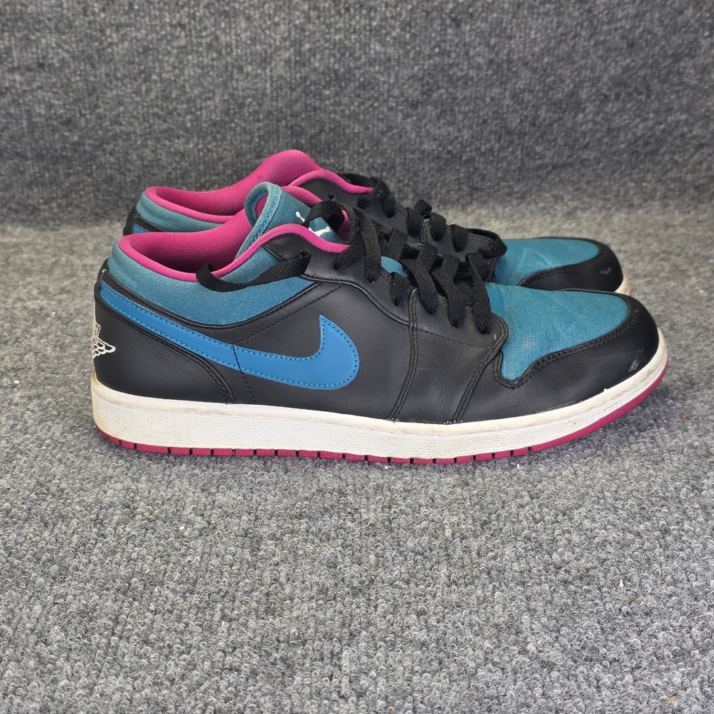 Nike Air Jordan 1 Low "South Beach" Mens Size 10.5 Teal / Pink / Black 2014